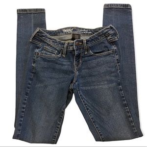 Mossimo Denim Dark Low Rise Skinny Jeans Longs Size 2L